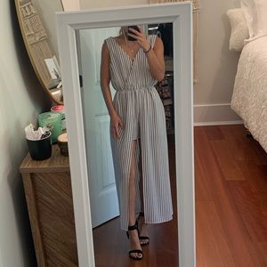 Black & White Striped Dress